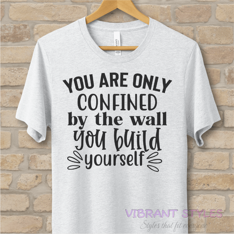 Text Only T-Shirts Why Confine Yourself Tee - Vibrant Styles
