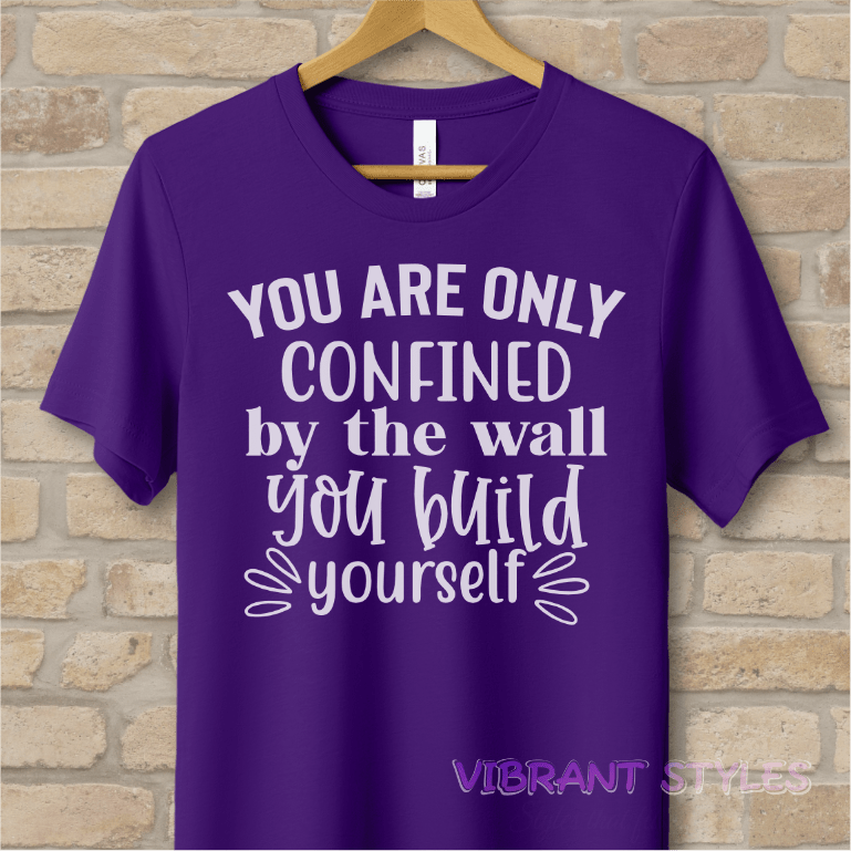 Text Only T-Shirts Why Confine Yourself Tee - Vibrant Styles