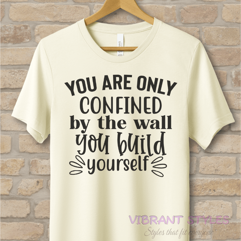 Text Only T-Shirts Why Confine Yourself Tee - Vibrant Styles