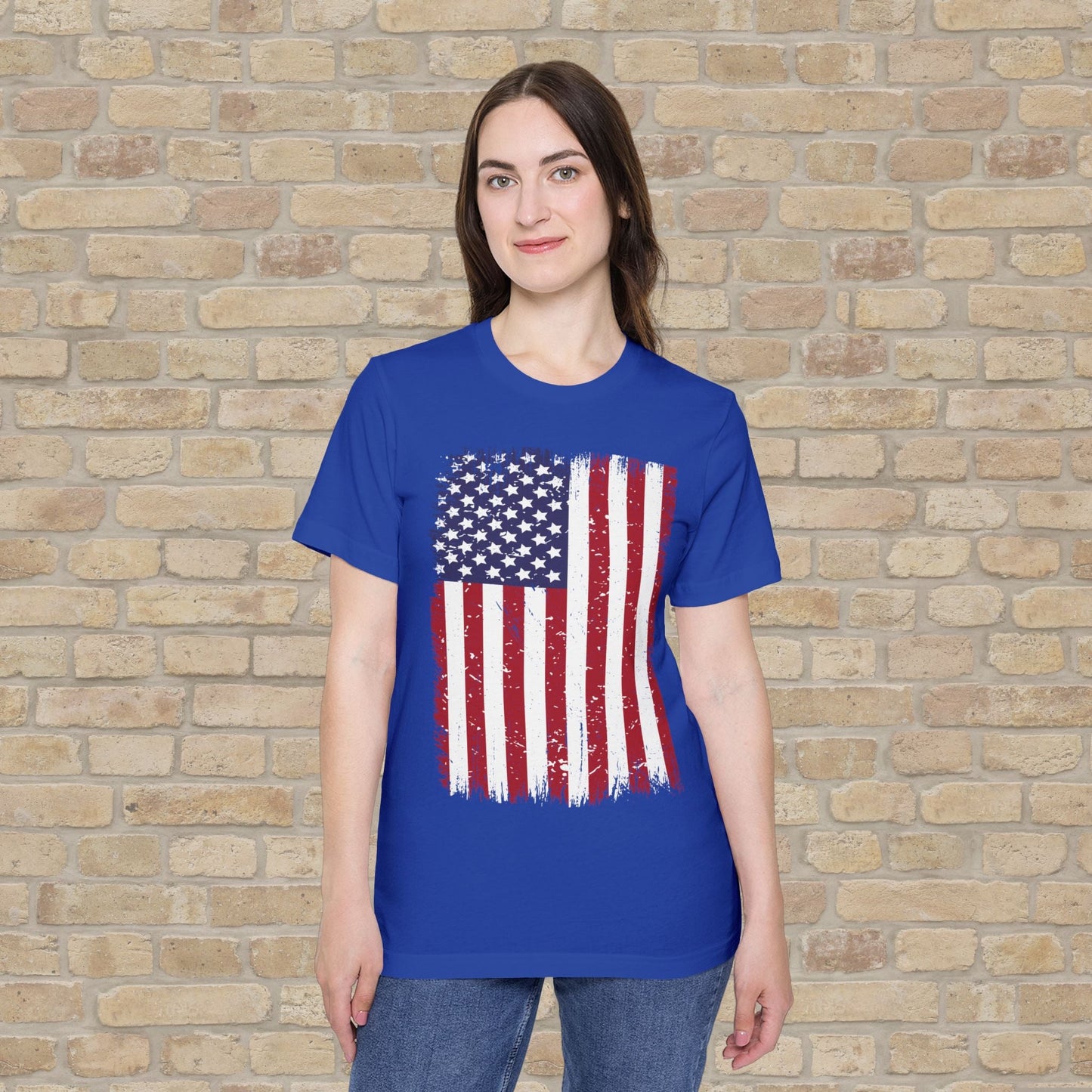 Graphic Only T-Shirt Worn But Standing For Freedom Tee - Vibrant Styles
