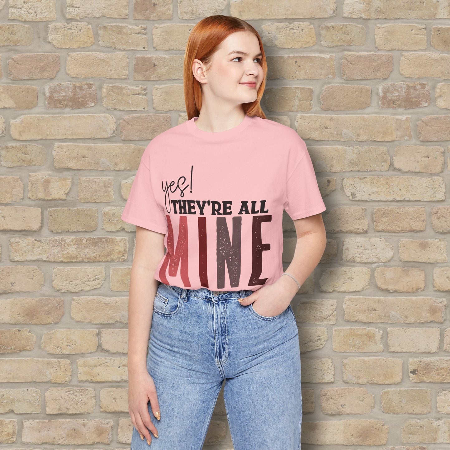 T-Shirt Yes! They’re All Mine Tee – For the Proud (and Probably Tired) Mama - Vibrant Styles