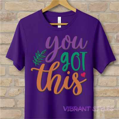 Mostly Text T-Shirts You Got This Tee - Vibrant Styles