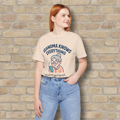 Don't Ask Grandama About Emojis Tee