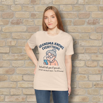 Don't Ask Grandama About Emojis Tee