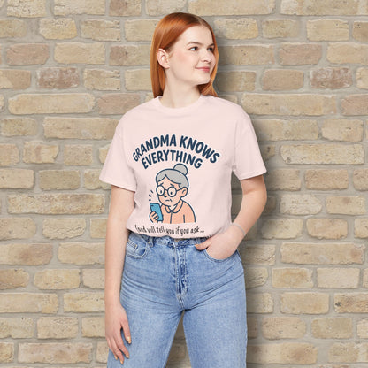 Don't Ask Grandama About Emojis Tee