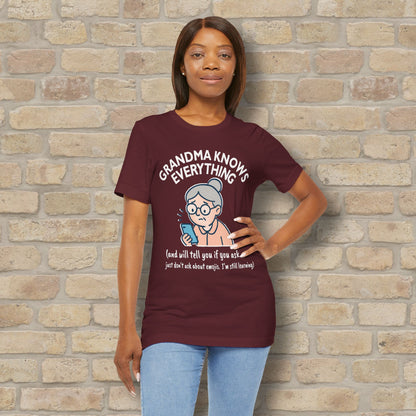 Don't Ask Grandama About Emojis Tee