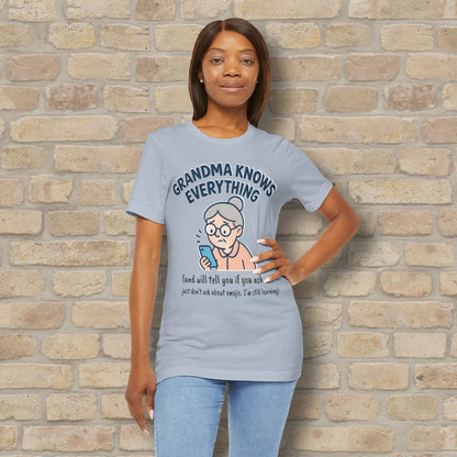 Don't Ask Grandama About Emojis Tee