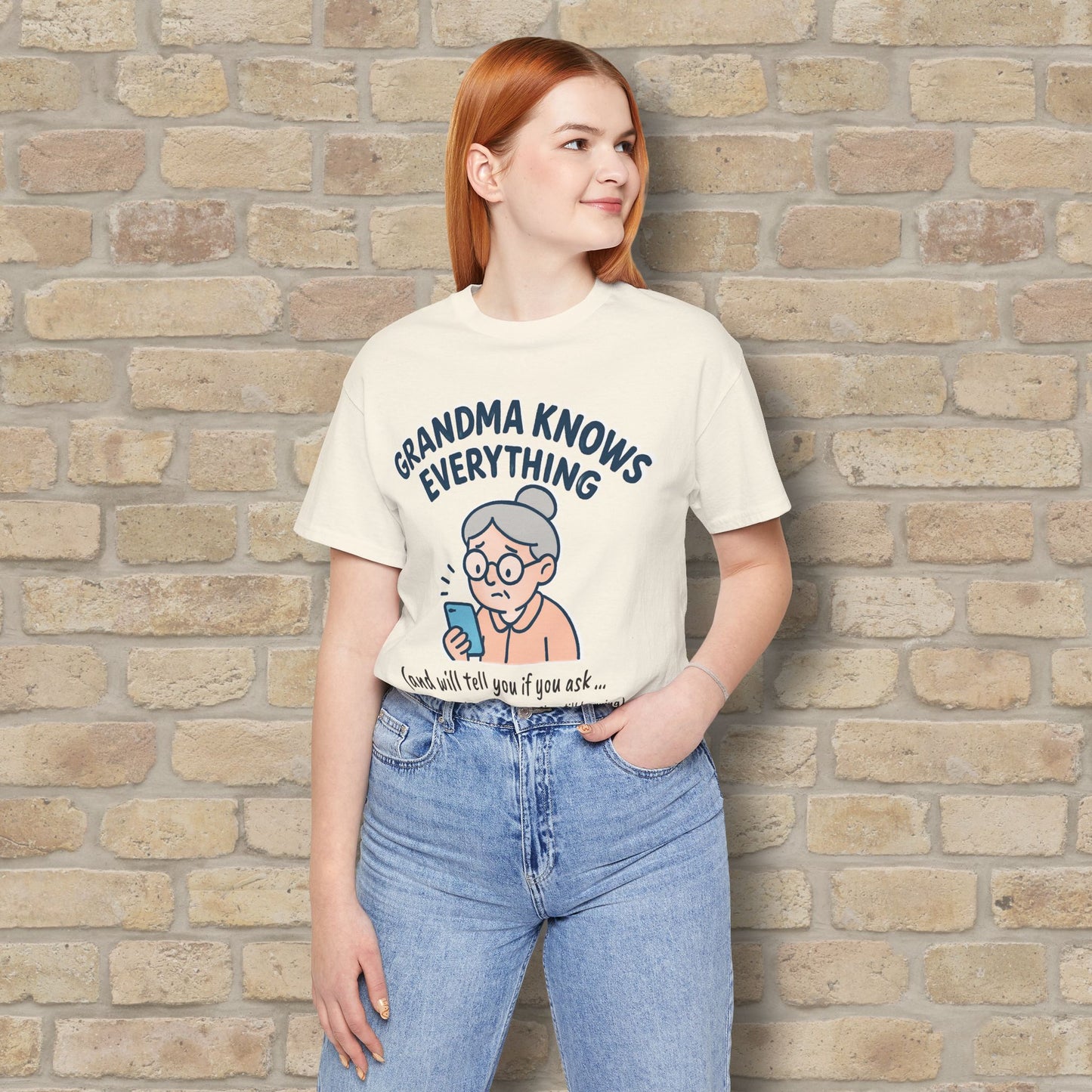 Don't Ask Grandama About Emojis Tee