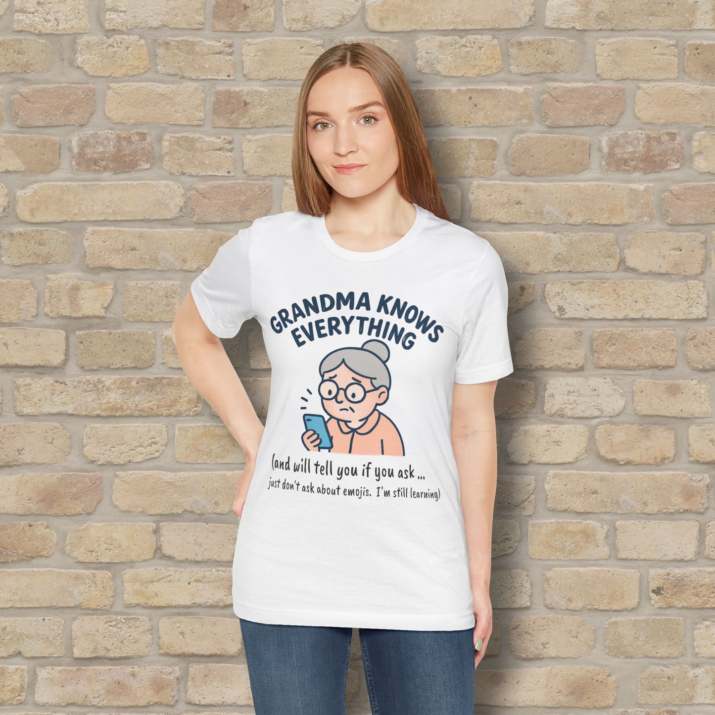 Don't Ask Grandama About Emojis Tee