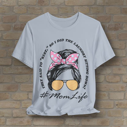 Rest By Doing Laundry Sitting Down Tee