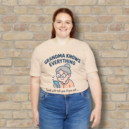 Don't Ask Grandama About Emojis Tee