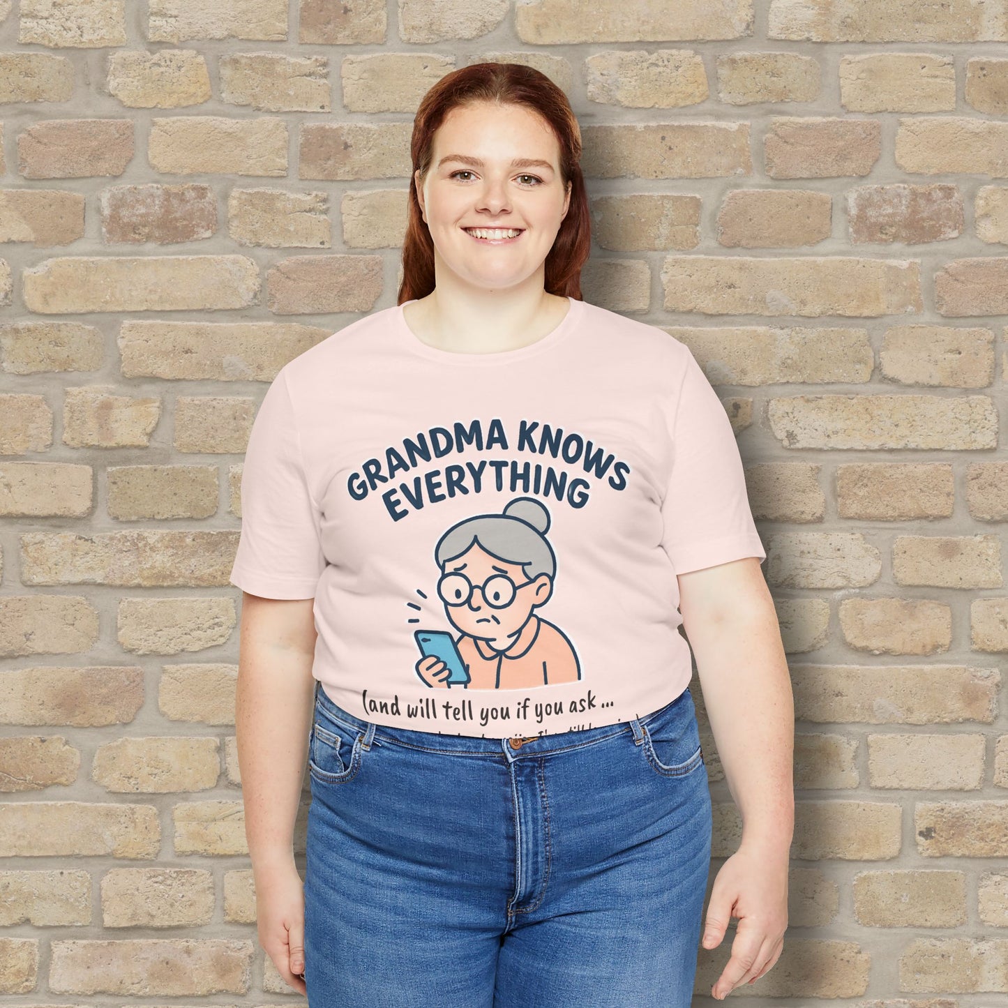Don't Ask Grandama About Emojis Tee