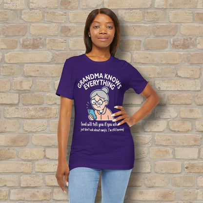 Don't Ask Grandama About Emojis Tee