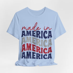 Text Only T-Shirts All American Made Tee - Vibrant Styles