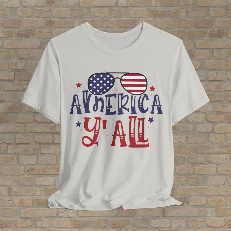 Graphic & Text T-Shirts America Y'all Tee - Vibrant Styles