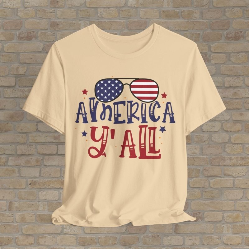 Graphic & Text T-Shirts America Y'all Tee - Vibrant Styles