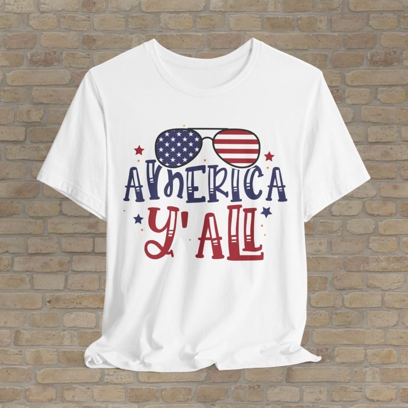 Graphic & Text T-Shirts America Y'all Tee - Vibrant Styles