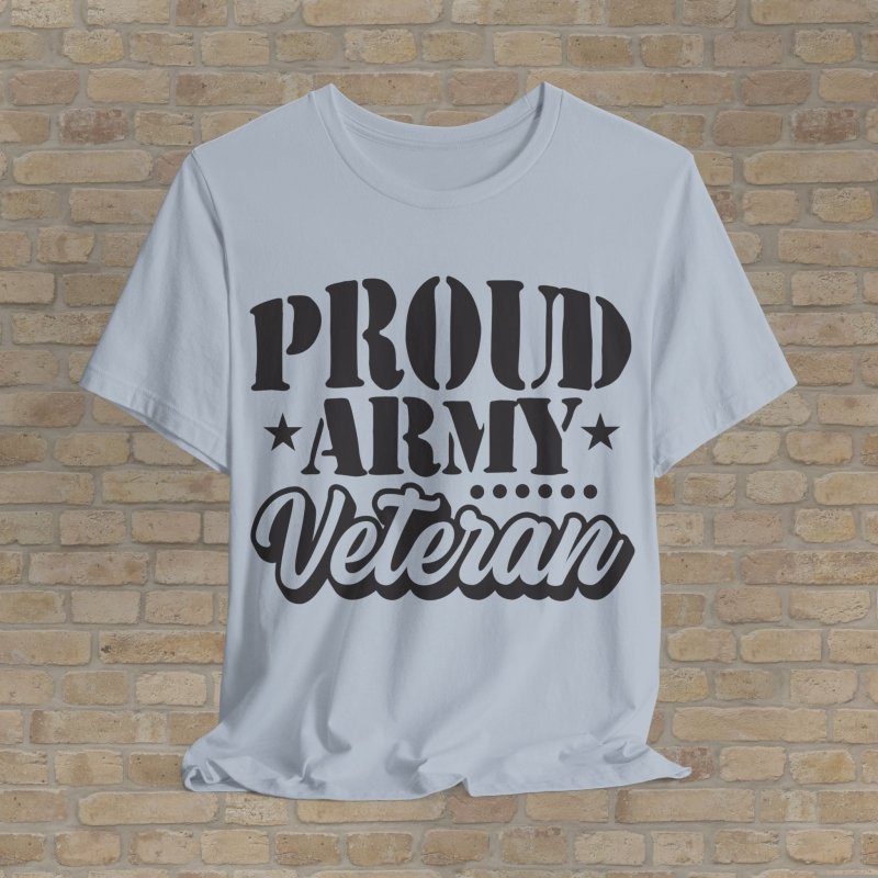 Mostly Text T-Shirts Army Pride Tee - Vibrant Styles