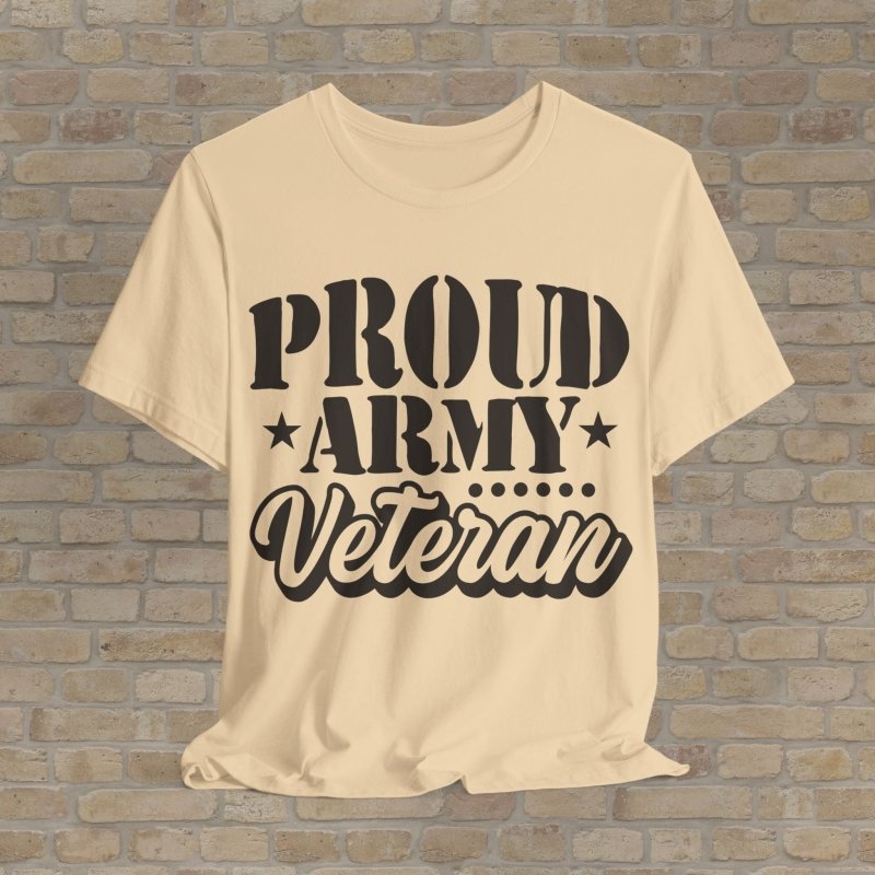 Mostly Text T-Shirts Army Pride Tee - Vibrant Styles