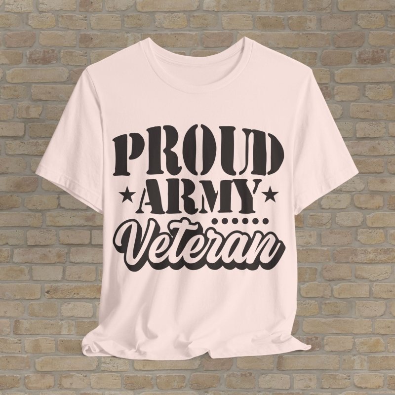 Mostly Text T-Shirts Army Pride Tee - Vibrant Styles