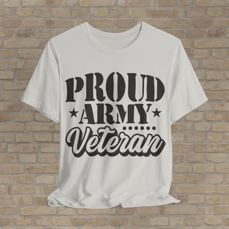 Mostly Text T-Shirts Army Pride Tee - Vibrant Styles