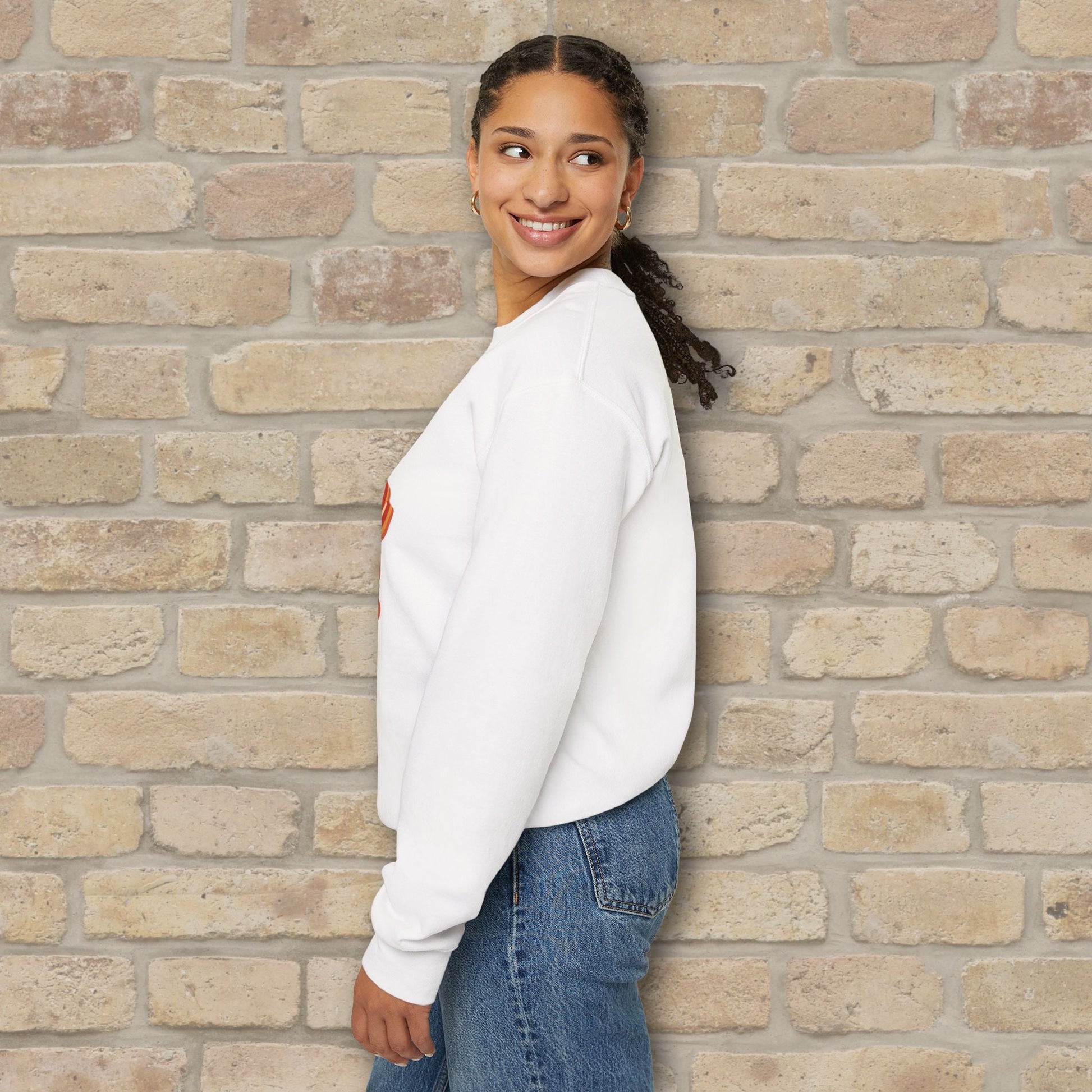 Graphic & Text Autumn Sunset Vibes Sweatshirt - Vibrant Styles