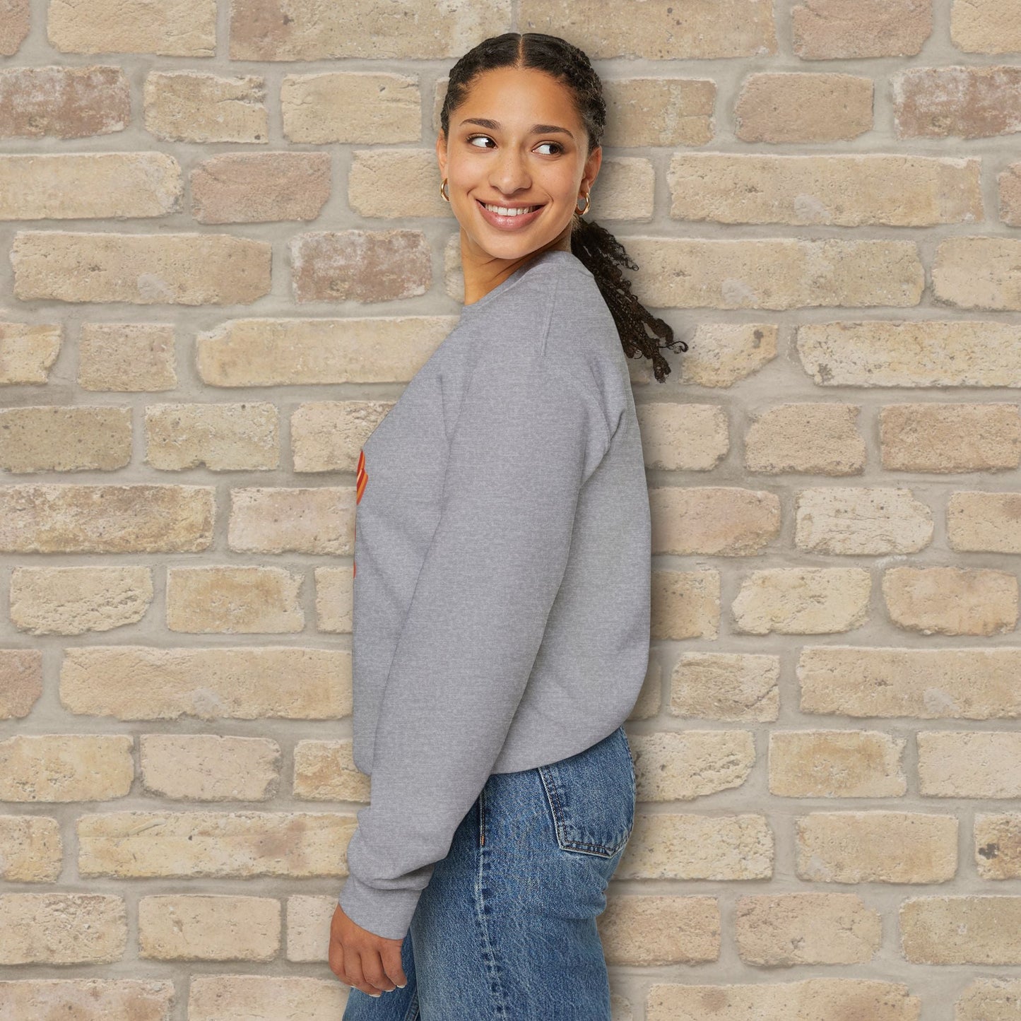 Graphic & Text Autumn Sunset Vibes Sweatshirt - Vibrant Styles