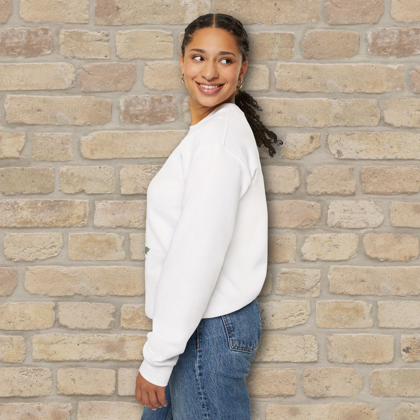 Mostly Text Autumn When Every Leaf Becomes A Flower Sweatshirt - Vibrant Styles