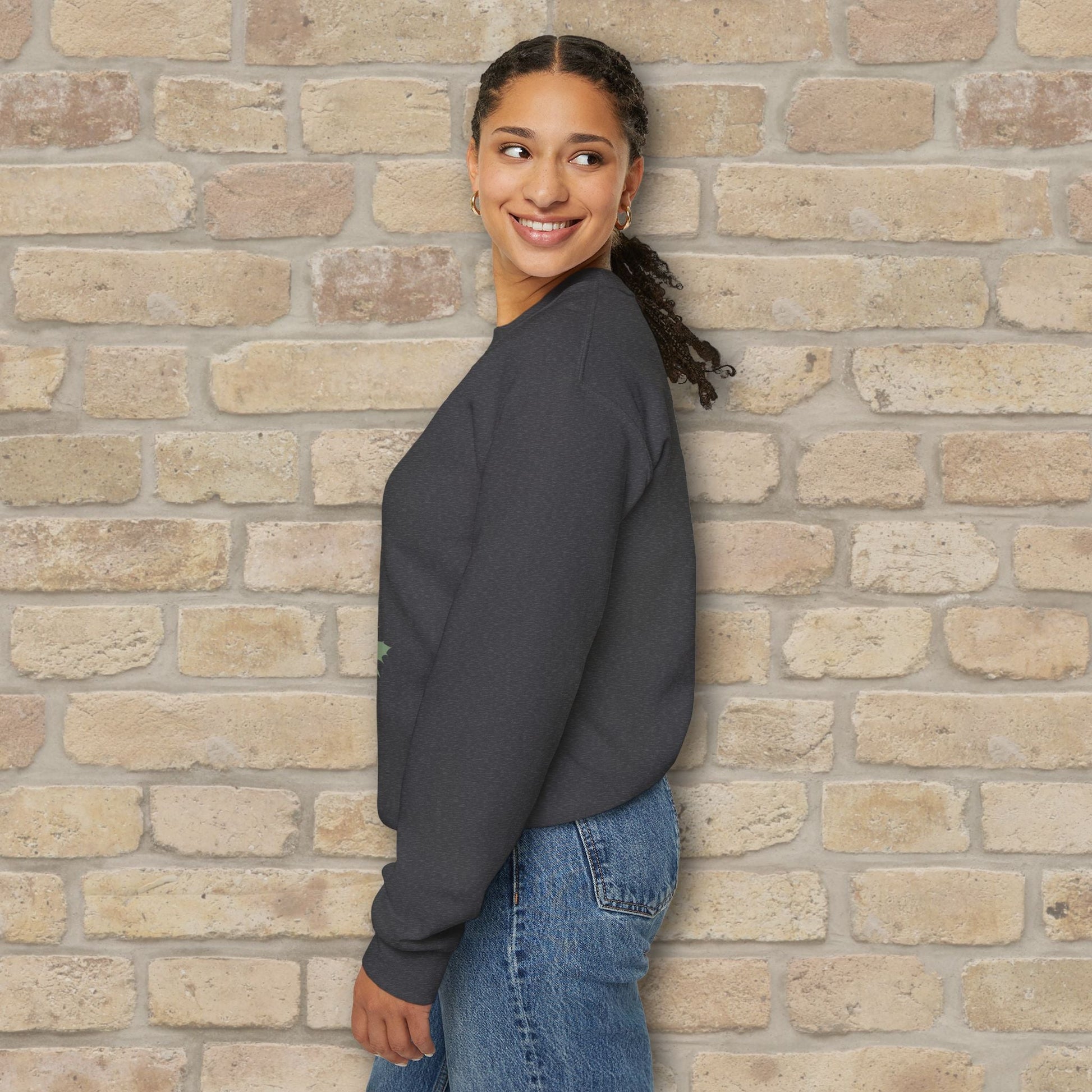 Mostly Text Autumn When Every Leaf Becomes A Flower Sweatshirt - Vibrant Styles
