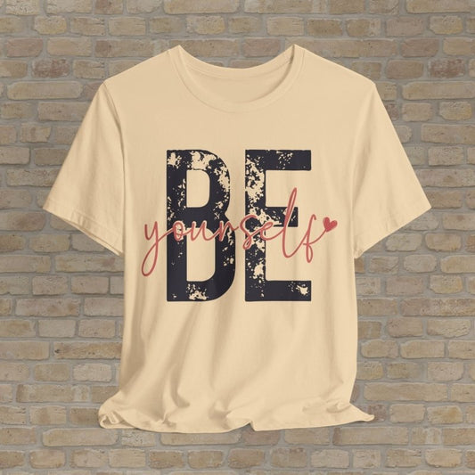 Mostly Text T-Shirts Be Yourself Tee - Vibrant Styles