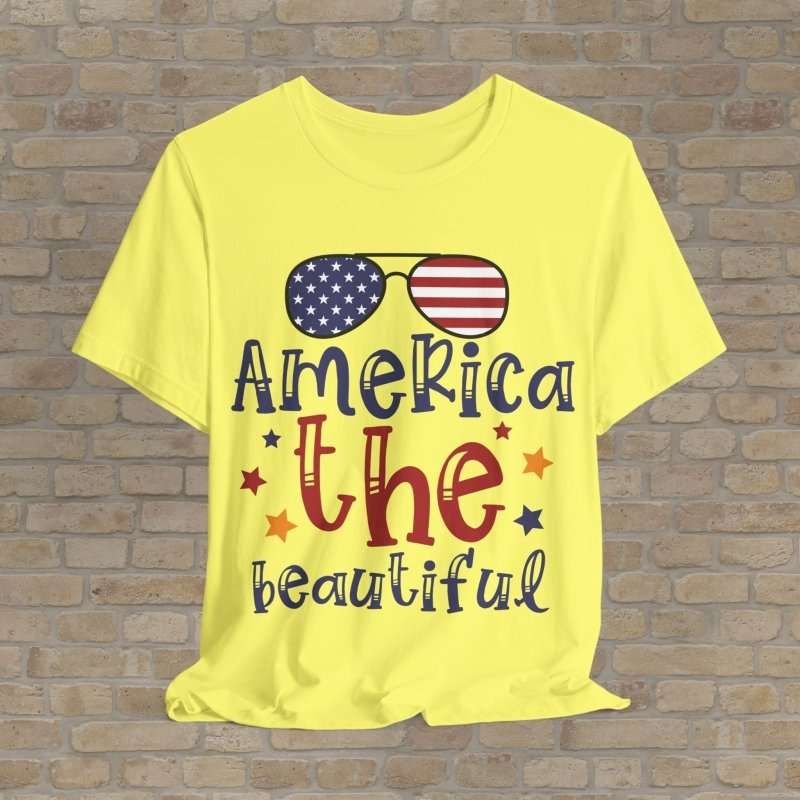 Graphic & Text T-Shirts Beautiful America Tee - Vibrant Styles