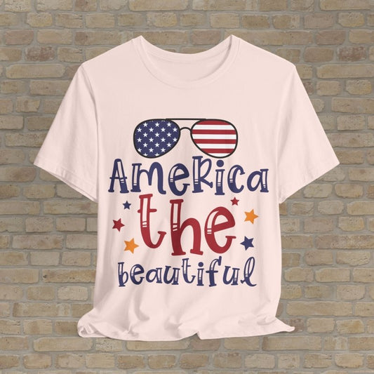 Graphic & Text T-Shirts Beautiful America Tee - Vibrant Styles