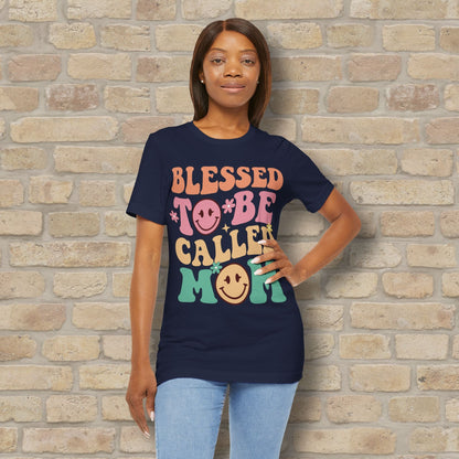Mostly Text T-Shirts Blessed to Be Called Mom Tee - Vibrant Styles