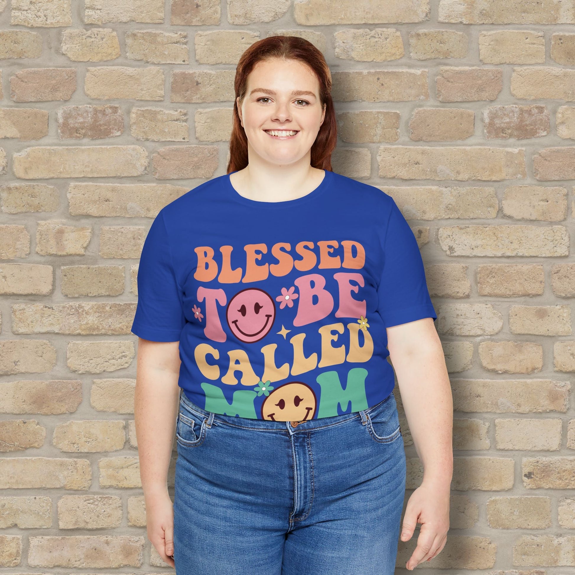 Mostly Text T-Shirts Blessed to Be Called Mom Tee - Vibrant Styles