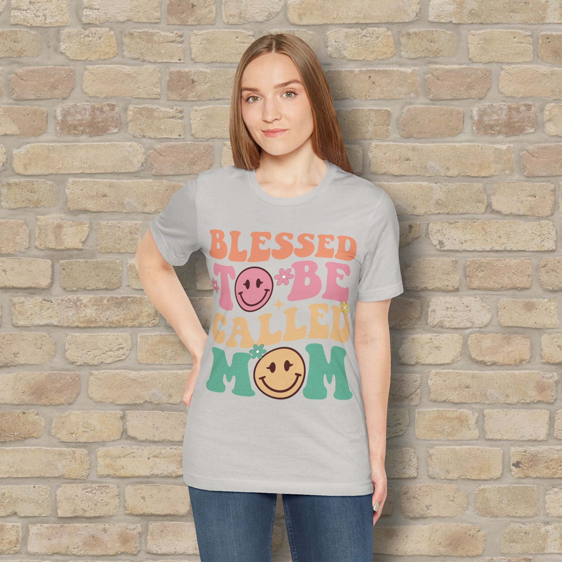 Mostly Text T-Shirts Blessed to Be Called Mom Tee - Vibrant Styles