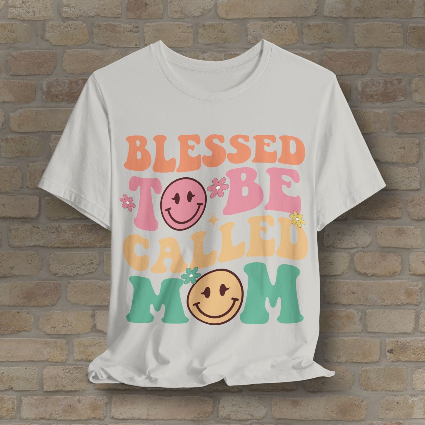 Mostly Text T-Shirts Blessed to Be Called Mom Tee - Vibrant Styles