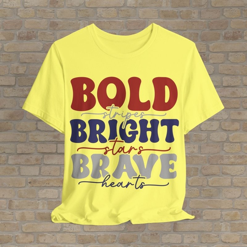 Text Only T-Shirts Boldly American Tee - Vibrant Styles