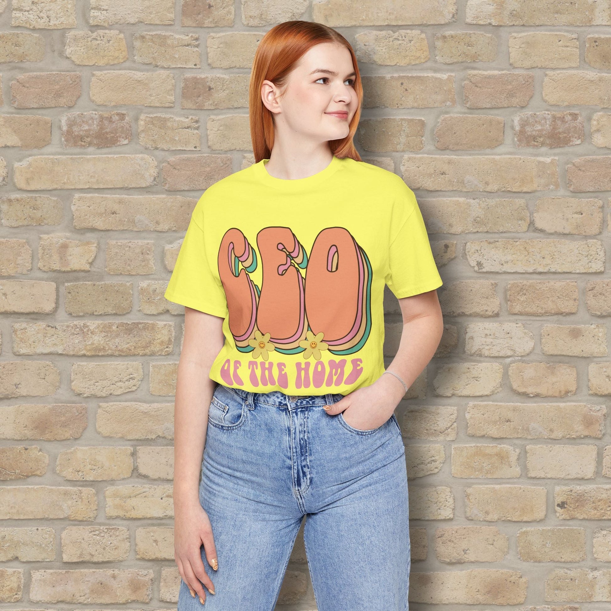 Mostly Text T-Shirts CEO of the Home Tee - Vibrant Styles