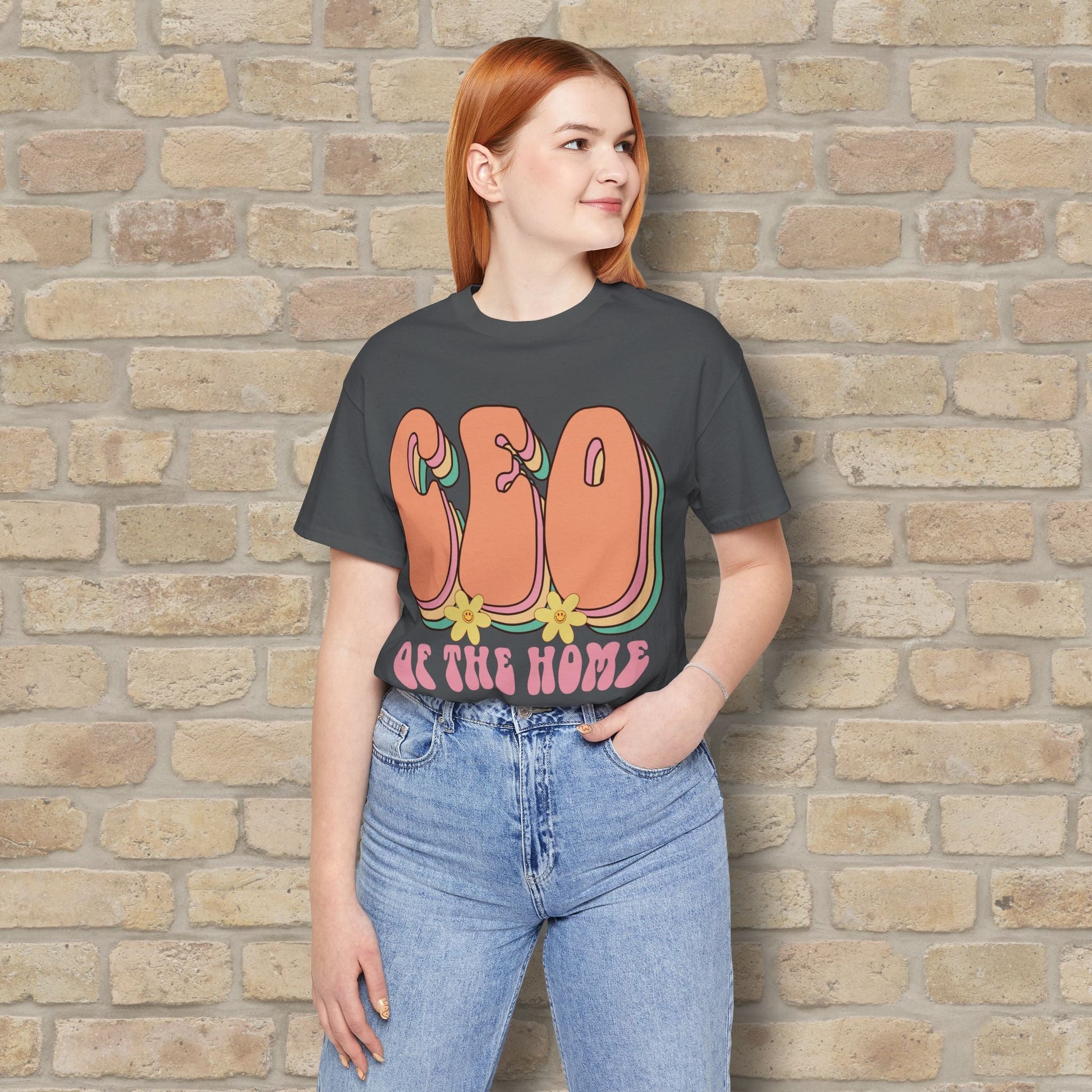 Mostly Text T-Shirts CEO of the Home Tee - Vibrant Styles