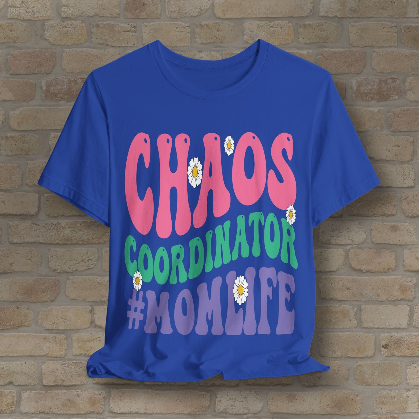 Mostly Text T-Shirts Chaos Coordinator Retro Momlife Tee - Vibrant Styles