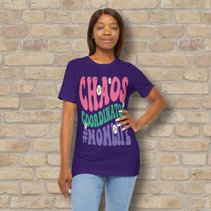 Mostly Text T-Shirts Chaos Coordinator Retro Momlife Tee - Vibrant Styles