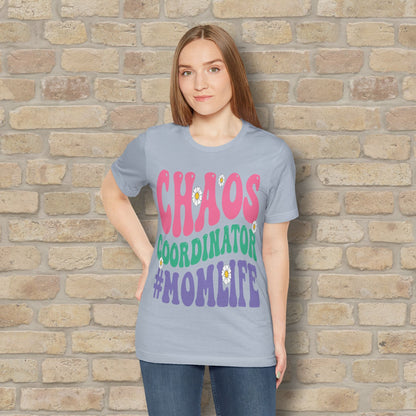 Mostly Text T-Shirts Chaos Coordinator Retro Momlife Tee - Vibrant Styles