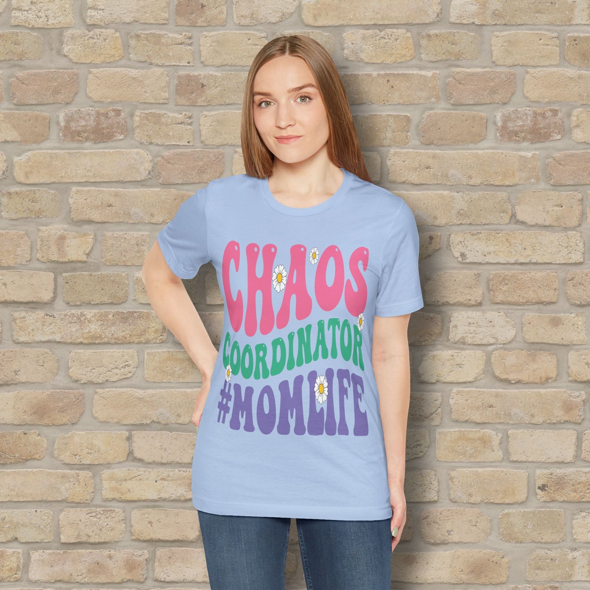 Mostly Text T-Shirts Chaos Coordinator Retro Momlife Tee - Vibrant Styles