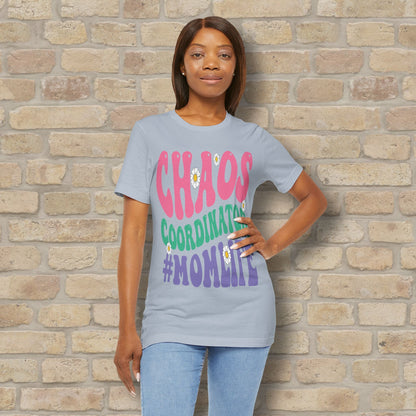 Mostly Text T-Shirts Chaos Coordinator Retro Momlife Tee - Vibrant Styles