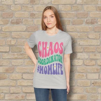 Mostly Text T-Shirts Chaos Coordinator Retro Momlife Tee - Vibrant Styles