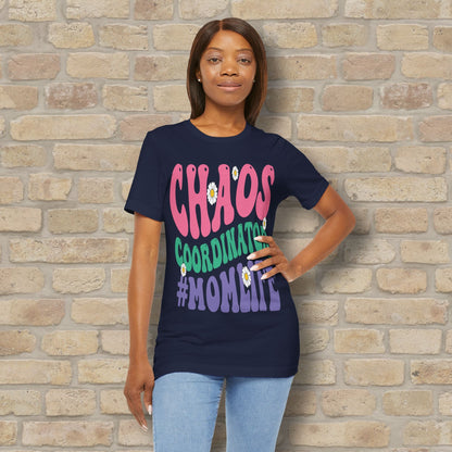 Mostly Text T-Shirts Chaos Coordinator Retro Momlife Tee - Vibrant Styles