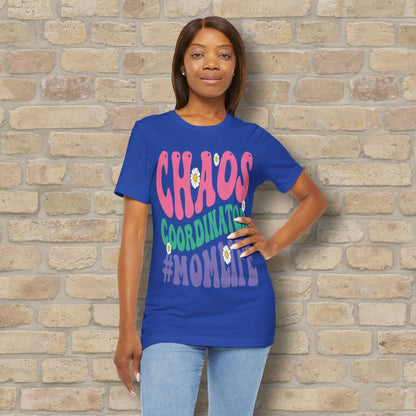 Mostly Text T-Shirts Chaos Coordinator Retro Momlife Tee - Vibrant Styles