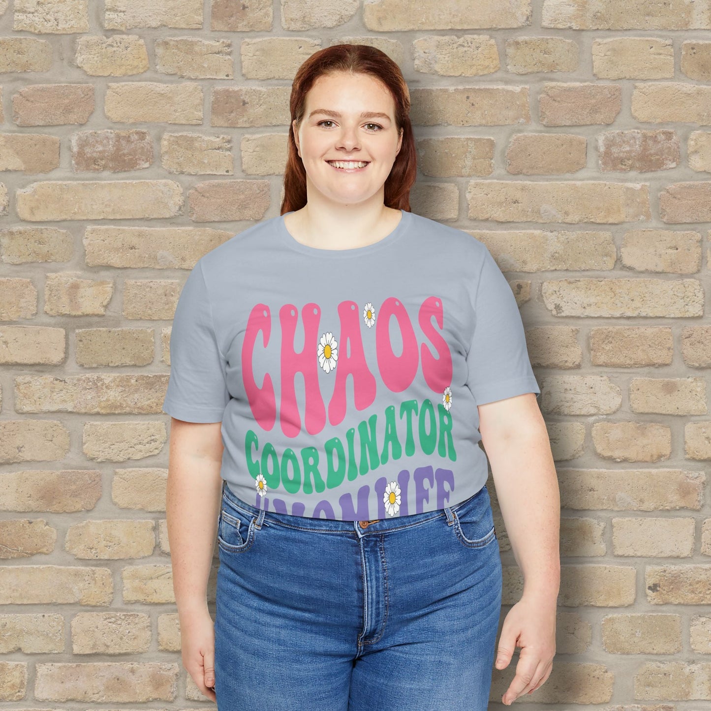 Mostly Text T-Shirts Chaos Coordinator Retro Momlife Tee - Vibrant Styles