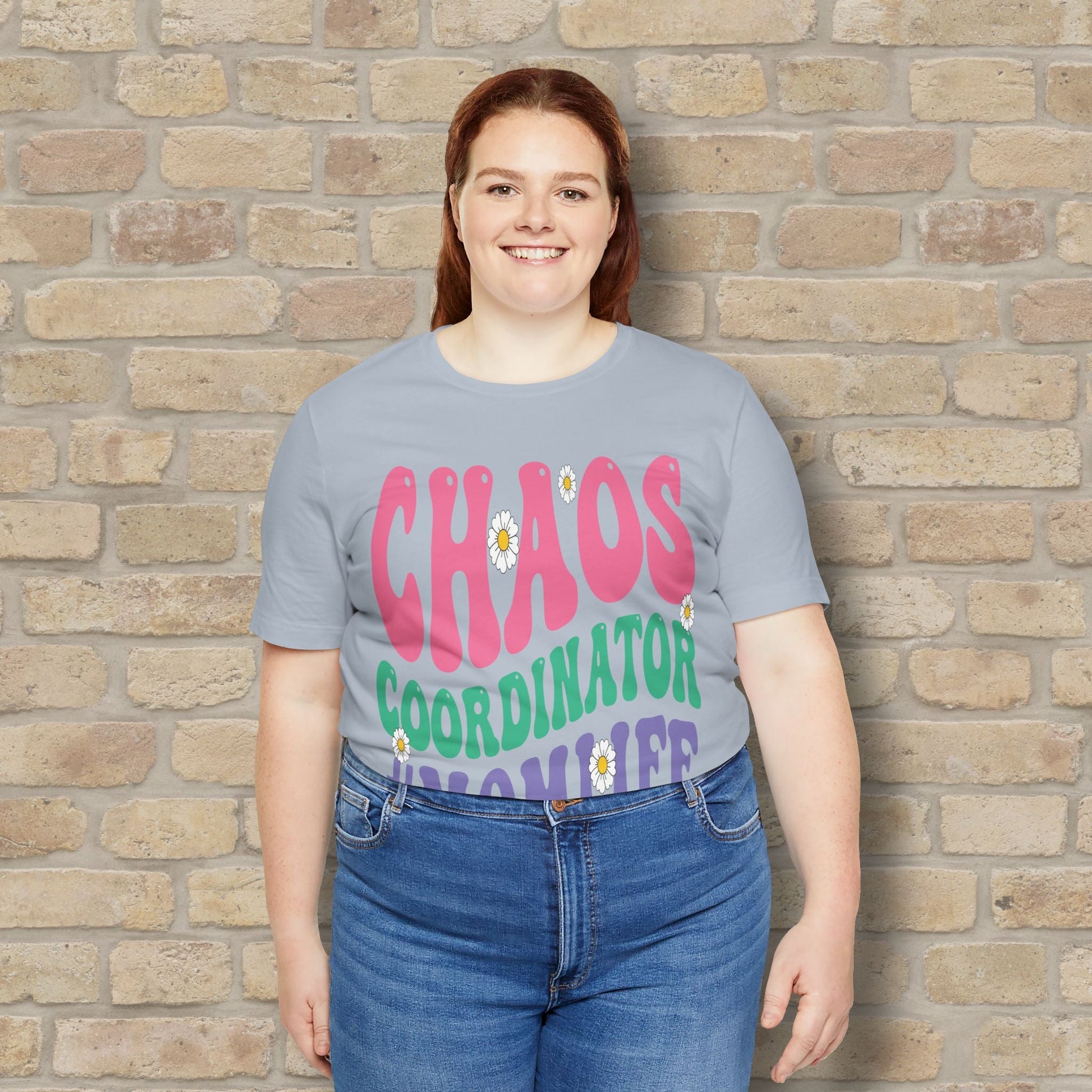Mostly Text T-Shirts Chaos Coordinator Retro Momlife Tee - Vibrant Styles