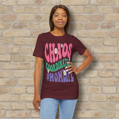 Mostly Text T-Shirts Chaos Coordinator Retro Momlife Tee - Vibrant Styles